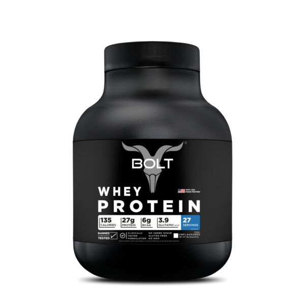 Bolt Whey Protein Powder | With Superfood PHYCOCYANIN | USA Formulation & Origin