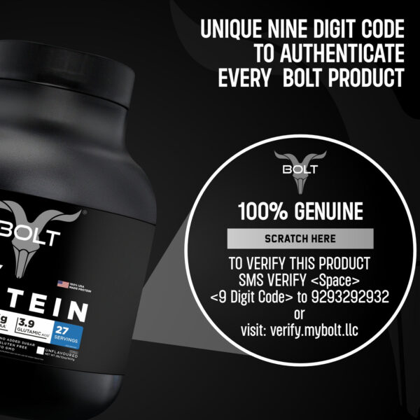 Bolt Whey Protein Powder | With Superfood PHYCOCYANIN | USA Formulation & Origin - Image 5
